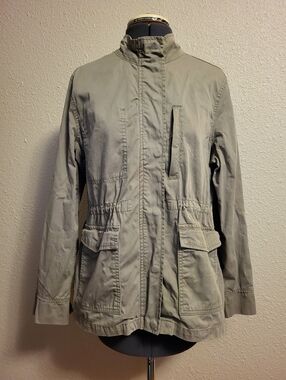 Kensie Jeans Green Utility Jacket Size Medium